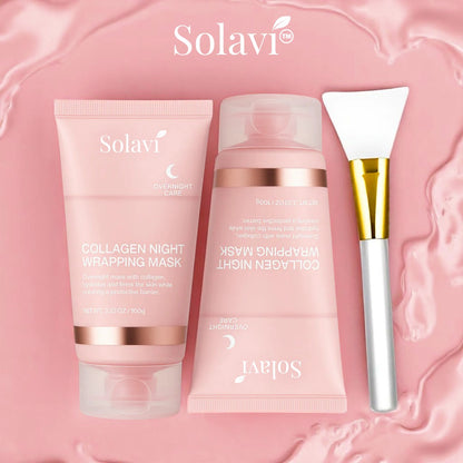 Mascarilla envolvente nocturna de colágeno
