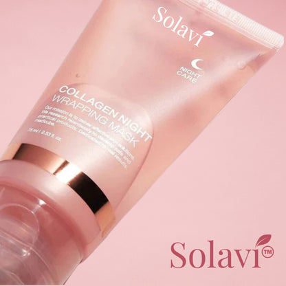 Mascarilla envolvente nocturna de colágeno